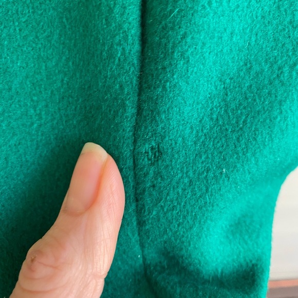 FITZ vintage wool womens peacoat kelly green union rare classy preppy 60s sz 8 - Picture 4 of 16